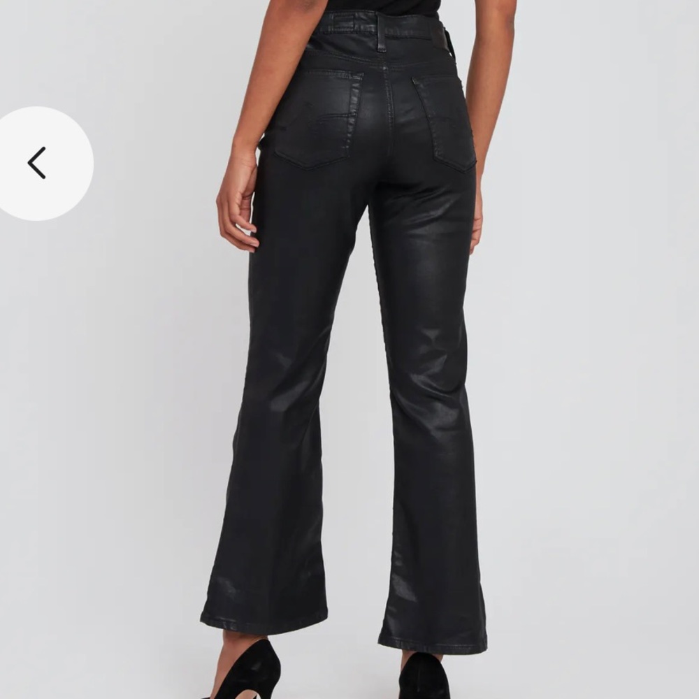 AG Adriano Goldschmied Black Flare Jeans - Picture 3 of 10